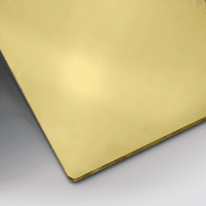 Mirror-Polished Brass