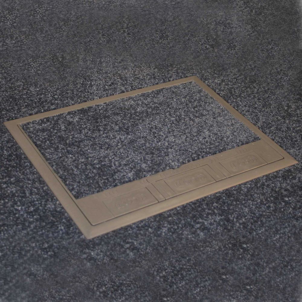 2000 series carpet floor box