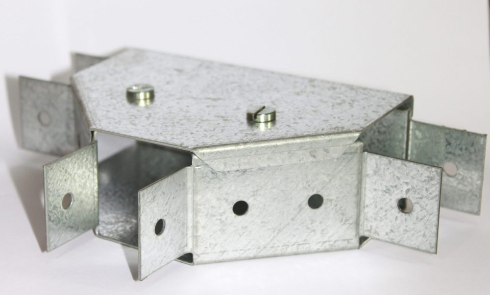 close up of surface trunking component