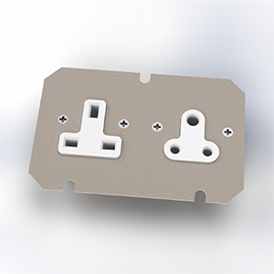 1x 5A Unswitched + 1x euro