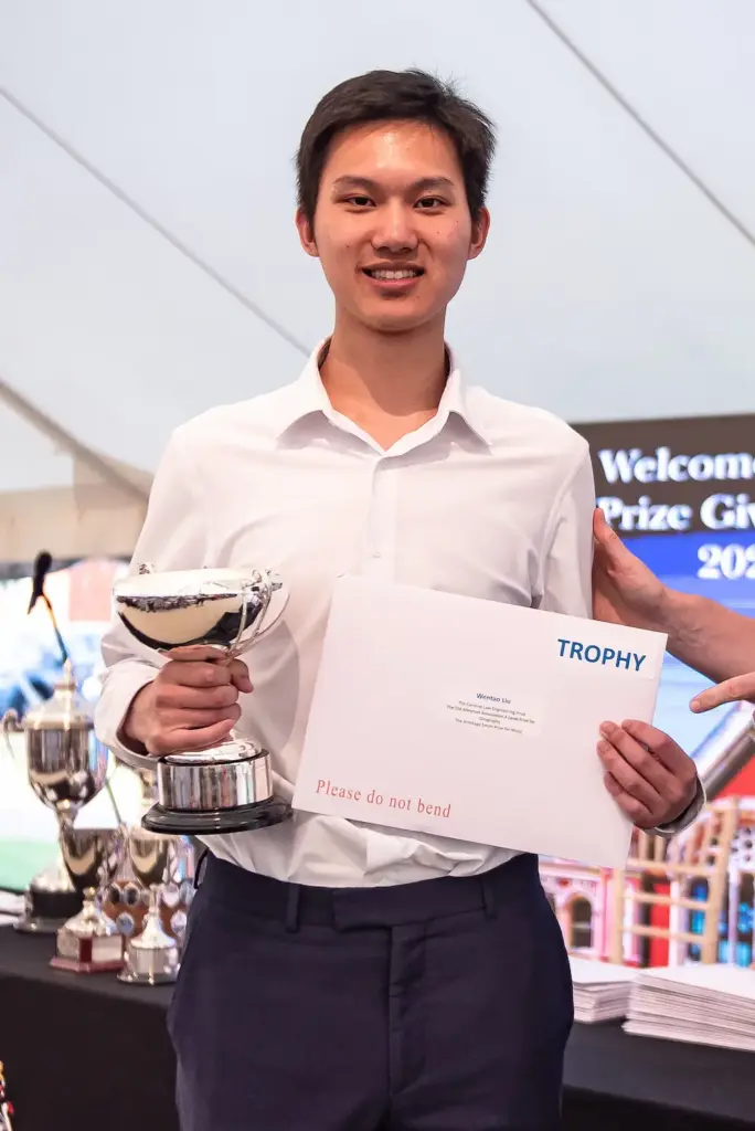 2026 winner of Caroline Law Engineering Prize 1 Cableduct is delighted to announce Wentao Liu as the 2026 winner of the Caroline Law Engineering Prize* at Dulwich College